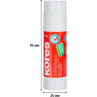 Клей-карандаш 15г KORES (4 по цене 3) 14503/14500