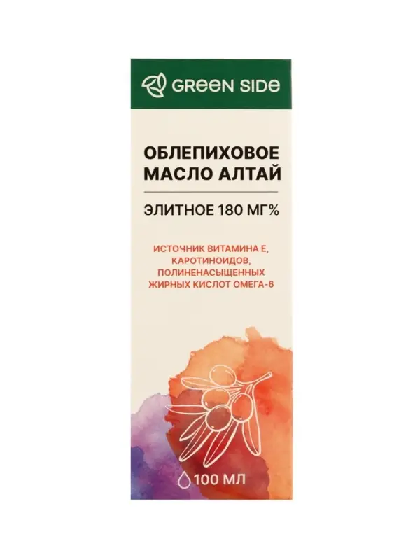 Масло облепиховое Алтай Элитное 180%, 100 мл