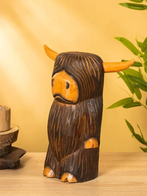 Сувенир  Сувенир "Бычок" дерево 16х14х30 см