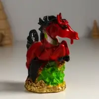 Копилка "Огненный конь с ёлкой" 13х13х6,5 см, Копилка "Огненный конь с ёлкой" 13х13х6,5 см,