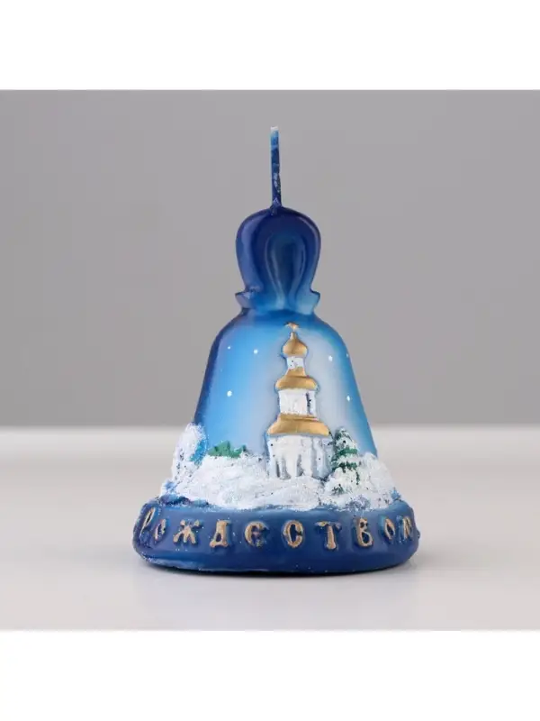 Свеча декоративная &laquo;Колокольчик Рождественский&raquo;, 6&times;6&times;7 см
