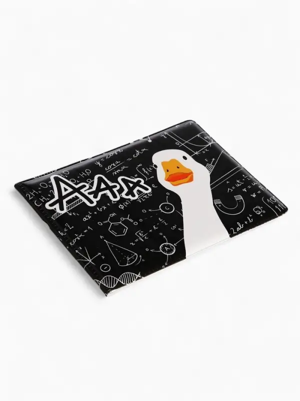 Обложка для студенческого билета &laquo;Гусь&raquo;, чёрная