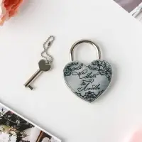 Замок свадебный с ключом &laquo;Совет да любовь&raquo;.