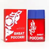Туалетная вода мужская "Виват Россия", красный, 100 мл