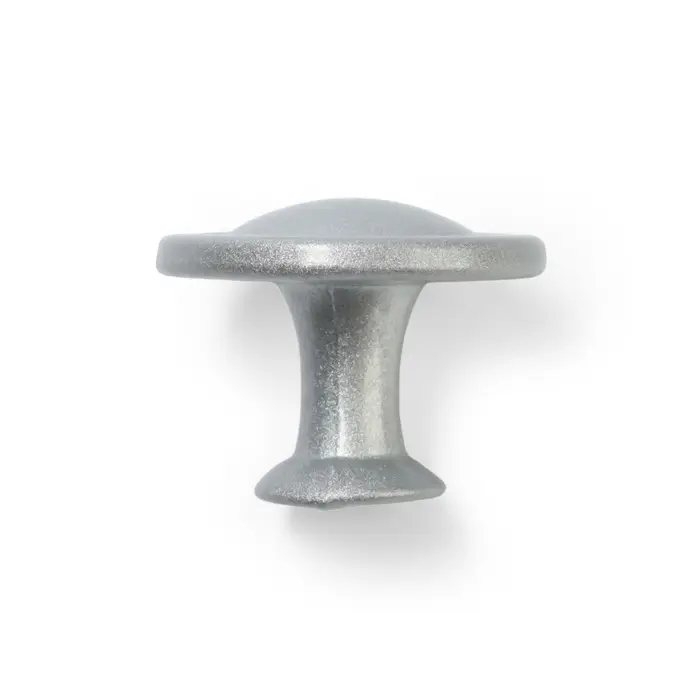 Ручка-кнопка ТУНДРА РК118SN, d=30 мм, матовый никель Ручка-кнопка ТУНДРА РК118SN, d=30 мм, матовый никель