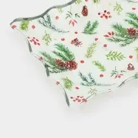 Блюдо прямоугольное "Еловые ветки" 25х15 см Блюдо прямоугольное "Еловые ветки" 25х15 см