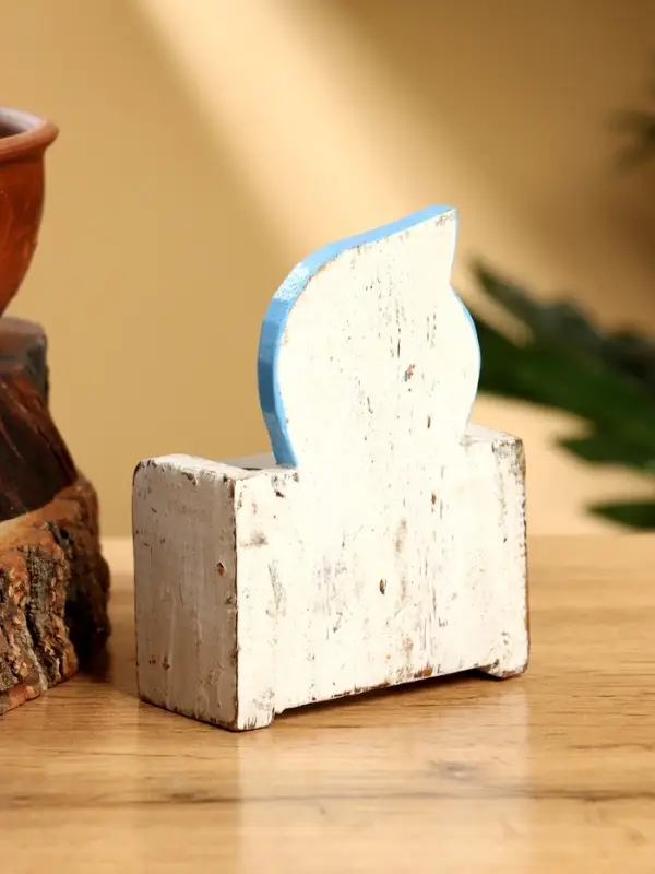 Календарь настольный «Ракушка», 7×4×9 см, дерево, синий