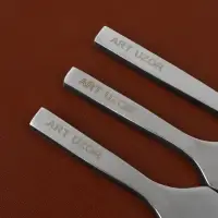 Набор строчных игольчатых пробойников для кожи, 3 шт., шаг=4 мм