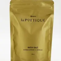 Соль для ванны, 300 г, аромат сандала и ванили, LA POETIQUE
