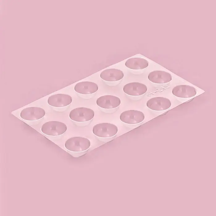 Форма для шоколада и конфет «Полусфера», 22×13 см, 15 ячеек, d=3 см, прозрачная Форма для шоколада и конфет «Полусфера», 22×13 см, 15 ячеек, d=3 см, прозрачная