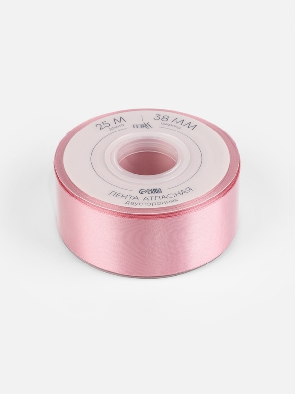 Лента атласная двухсторонняя №158 38мм*25±1м сакура TR Лента атласная двухсторонняя №158 38мм*25±1м сакура TR