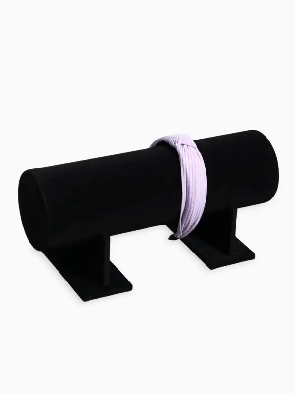 Подставка под ободки &laquo;QF. Флок&raquo;, d=11, 36&times;17.5&times;16.5 см, чёрная