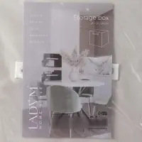Короб стеллажный для хранения LaDо́m, 25&times;25&times;25 см, цвет серый
