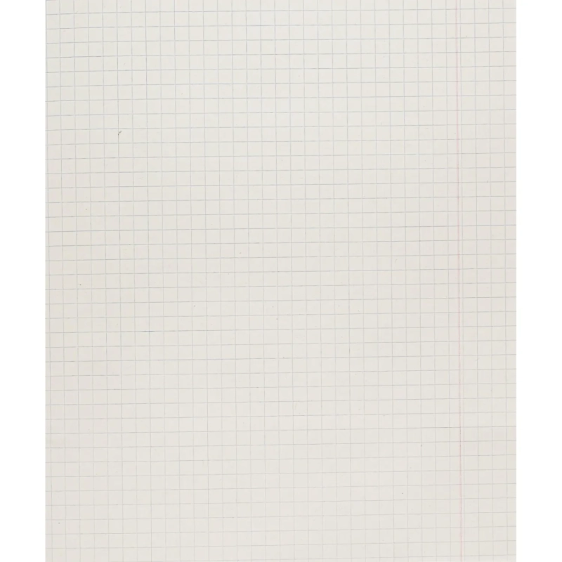 Тетрадь общая А5,48л,клет,скреп,обл.бумвинил,блок офсет-2 Синяя