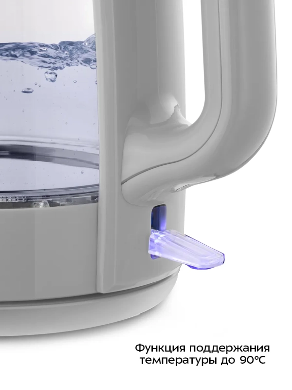 Чайник электрический стеклянный КТ-6766 - 3 л Чайник электрический стеклянный КТ-6766 - 3 л