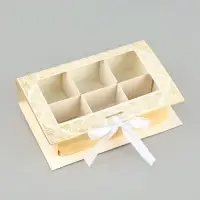 Коробка для конфет на Рамадан, 6 ячеек Eid Mubarak 14.5&times;9.5&times;3.5 см