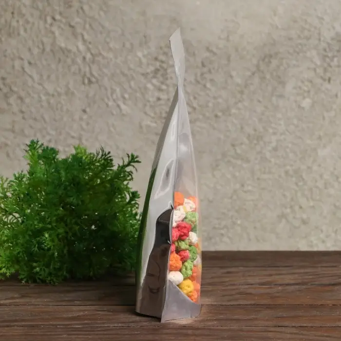 Пакет Zip-lock ПП, метализзированный, со сплошным окном, 18×26 см