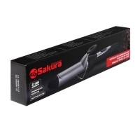 Плойка Sakura SA-4400BK-32, 55 Вт, керамическое покрытие, d=32 мм, 200°С, чёрная