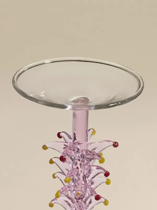 Бокал для шампанского SL-Home «Ёлочный», 7×24 см, стекло, белый Бокал для шампанского SL-Home «Ёлочный», 7×24 см, стекло, белый