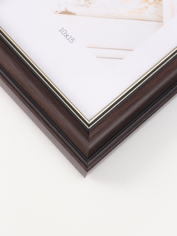 Фоторамка пластик Фоторамка пластик "МИРАМ" 10х15 см, венге