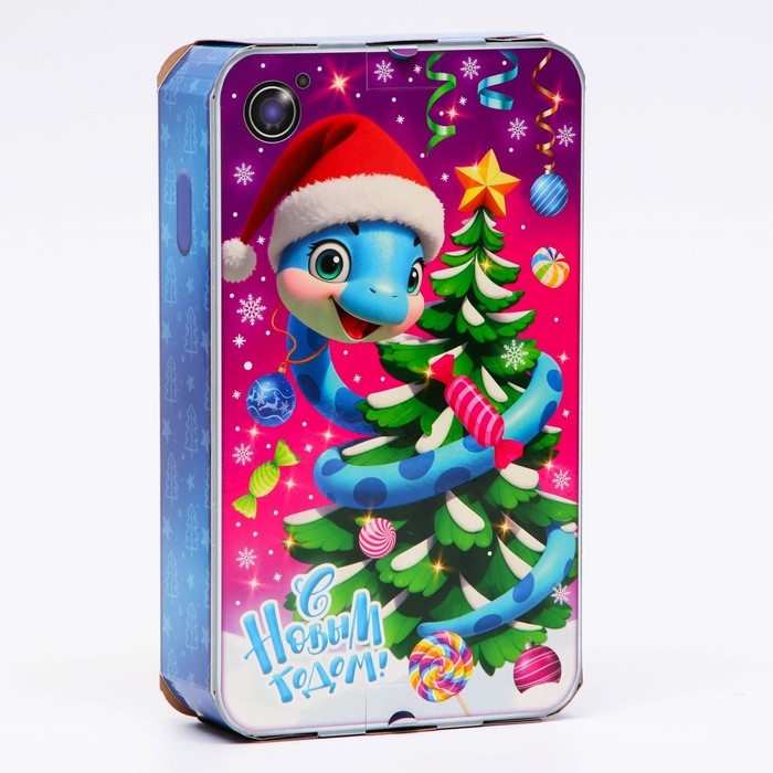 Подарочная коробка новогодняя Серпантинки 12,7 х 4,5 х 21,5 см Подарочная коробка новогодняя Серпантинки 12,7 х 4,5 х 21,5 см