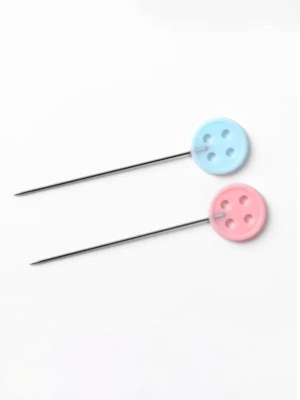 Булавки для квилтинга &laquo;Пуговки&raquo;, 46 мм, 100 шт., разноцветные