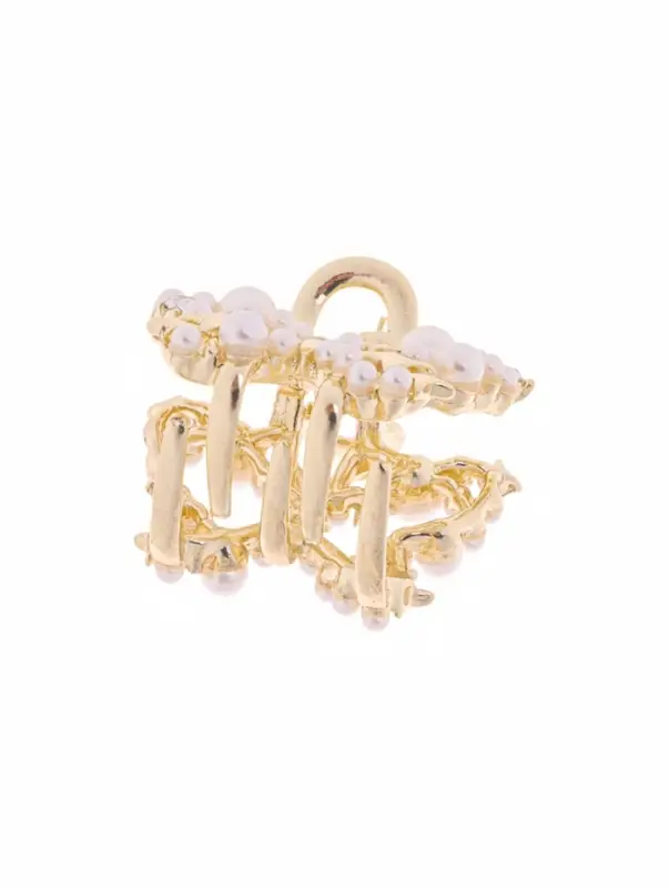 Крабик для волос &laquo;Саманта галант&raquo;, бабочка, 3 см, золотистый