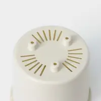 Кашпо для цветов со вставкой &laquo;Стив&raquo;, 650 мл, d=11.5 см, h=10.5 см, цвет белый ротанг