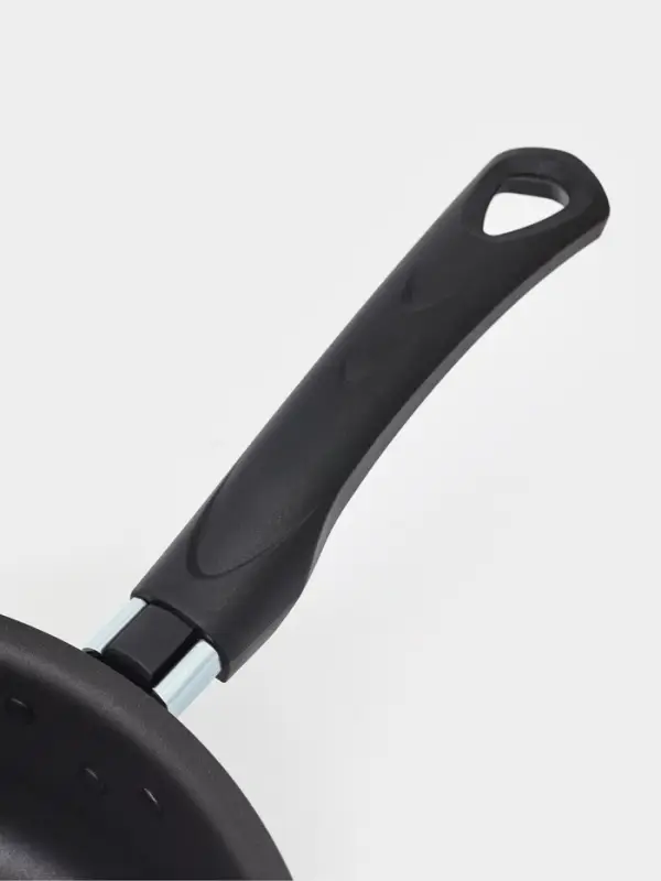 Сотейник Promo, 2.8 л, d=24 см, стеклянная крышка, антипригарное покрытие, алюминий, чёрный