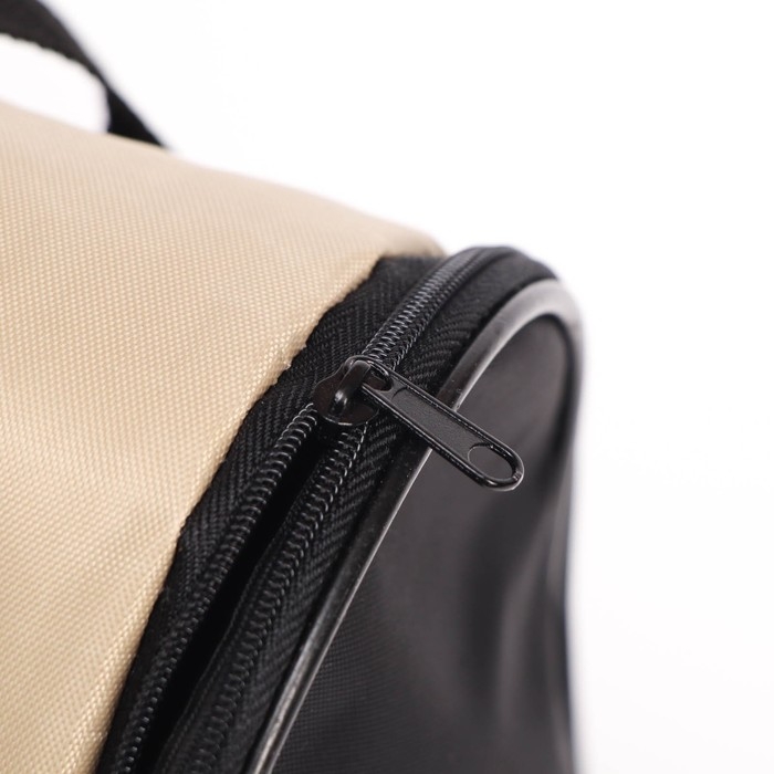 Сумка - переноска для животных  Сумка - переноска для животных "Туннель", нейлон, 33 х 19 х 23 см, бежевый