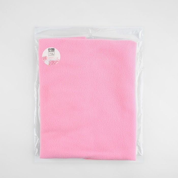 Лоскут флис, односторонний, 50 × 50 см, 190 г/м, цвет светло-розовый №3A