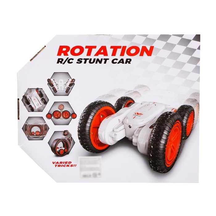 Перевёртыш радиоуправляемый «Вращение», работает от аккумулятора, цвет белый Перевёртыш радиоуправляемый «Вращение», работает от аккумулятора, цвет белый