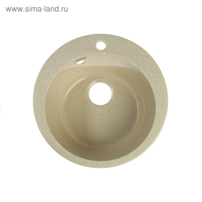 Мойка кухонная из камня MARRBAXX Виктори Z30Q2, d=475мм, бежевая Мойка кухонная из камня MARRBAXX Виктори Z30Q2, d=475мм, бежевая