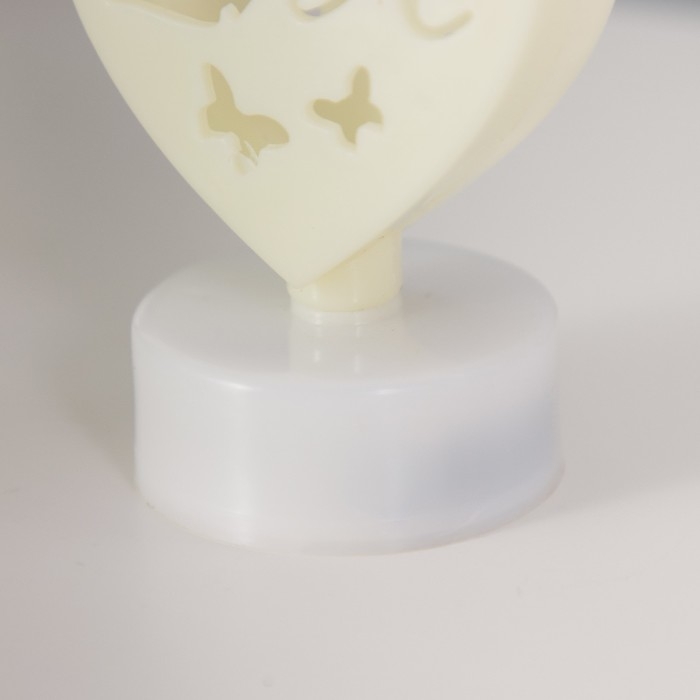 Ночник Ночник "Сердце" LED от батареек CR2032 МИКС 7х5х3,5 см RISALUX