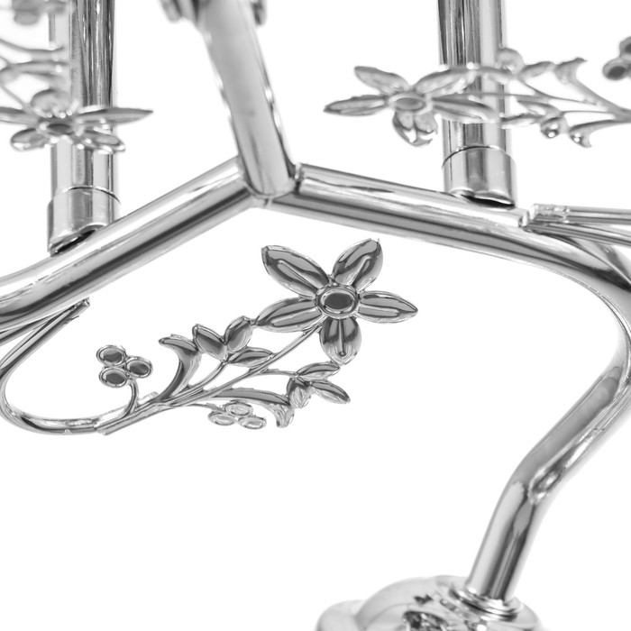 Люстра Люстра "Роксана" 3хЕ27 40Вт хром 58х58х27 см BayerLux