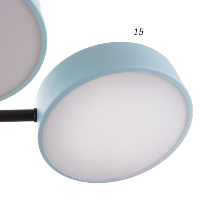 Люстра с ПДУ 2296/6BL LED 144Вт 3000-6000К синий 80х59х14 см BayerLux