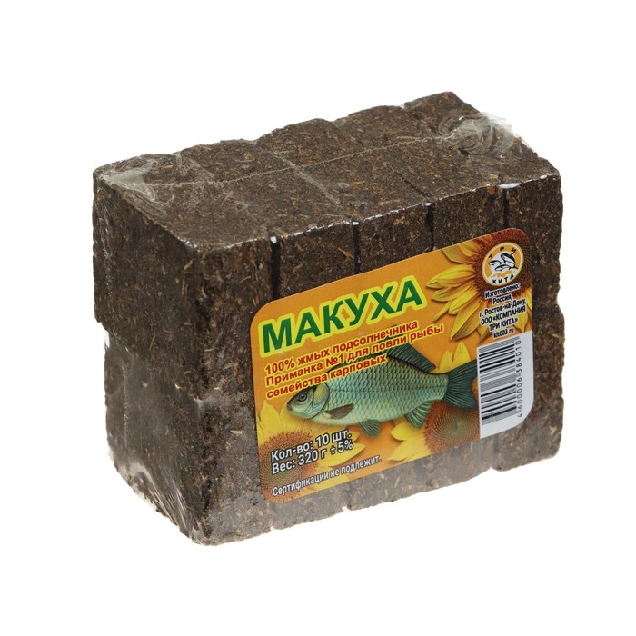 Макуха - блок подсолнечника, 320 г Макуха - блок подсолнечника, 320 г