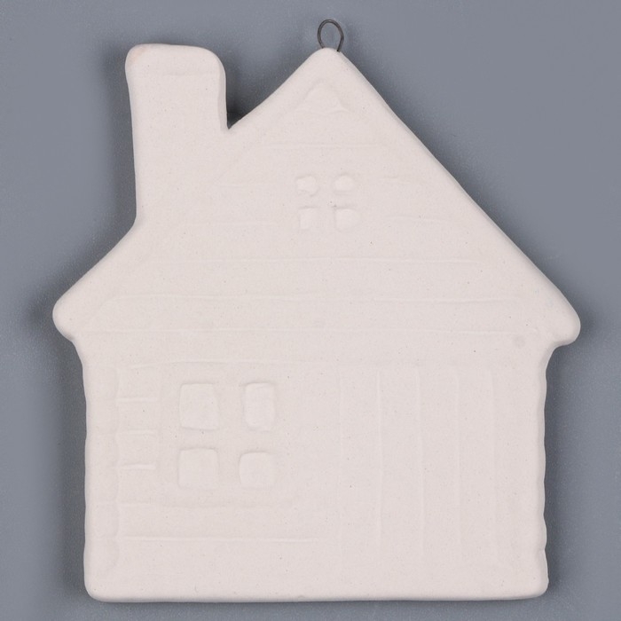 Новый год! Ёлочное украшение под раскраску «Избушка», с подвесом Новый год! Ёлочное украшение под раскраску «Избушка», с подвесом