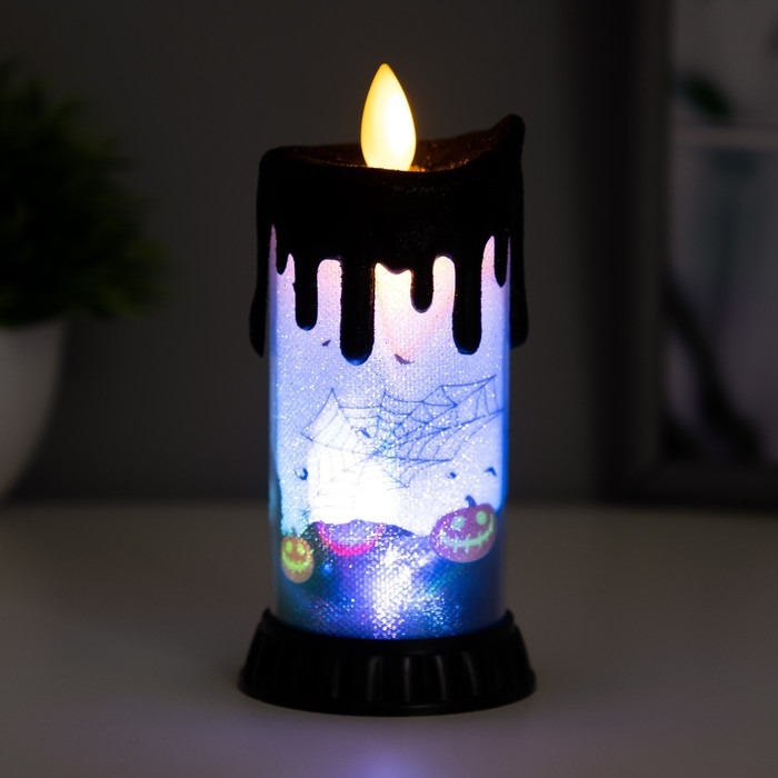 Ночник Ночник "Хэллоуин" LED RGB от батареек LR44 6х6х10 см RISALUX