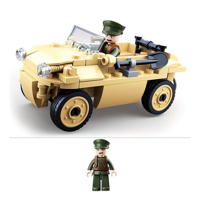 Конструктор &laquo;Армия. Офицерский джип&raquo;, 103 детали