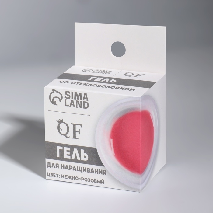 Fiber Gel для наращивания ногтей, со стекловолокном, 15 мл, LED/UV, цвет нежно-розовый Fiber Gel для наращивания ногтей, со стекловолокном, 15 мл, LED/UV, цвет нежно-розовый