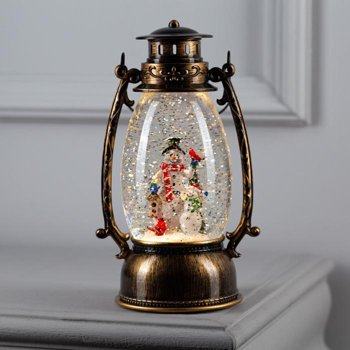 Светодиодная фигура «Два снеговика» 14 × 23.5 × 11 см, пластик, батарейки ААх3 (не в комплекте), USB, свечение тёплое белое Светодиодная фигура «Два снеговика» 14 × 23.5 × 11 см, пластик, батарейки ААх3 (не в комплекте), USB, свечение тёплое белое