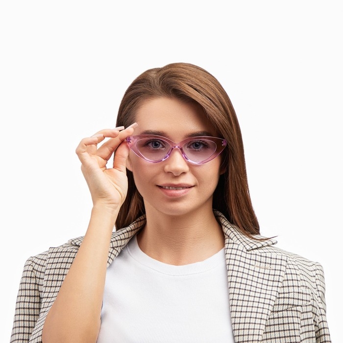 Очки солнцезащитные Очки солнцезащитные "OneSun", uv 400, дужка 14 см, ширина 15 см, линза 4.2 х 6.5 см