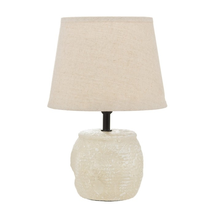 Настольная лампа Настольная лампа "Леонила" Е14 40Вт серый 20х20х30см RISALUX