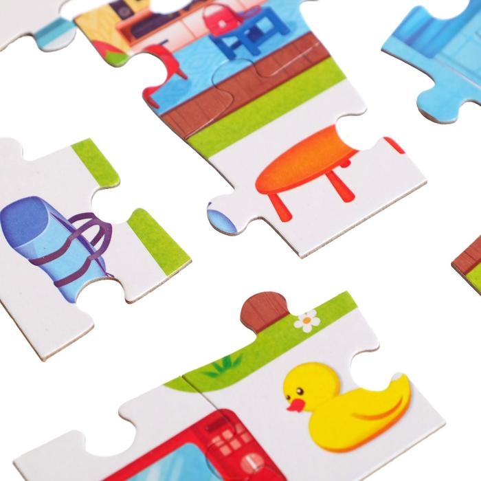 Пазлы «Найди и покажи. Мой большой дом», 88 деталей Пазлы «Найди и покажи. Мой большой дом», 88 деталей