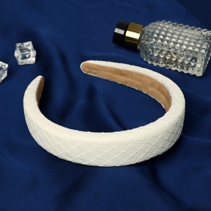 Ободок для волос Ободок для волос "Медовый" 3 см, бежевый