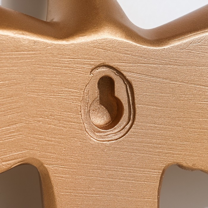 Декорация настенная панно Декорация настенная панно "Птички" 6 штук 14 х 23.5 х 6 см, золото