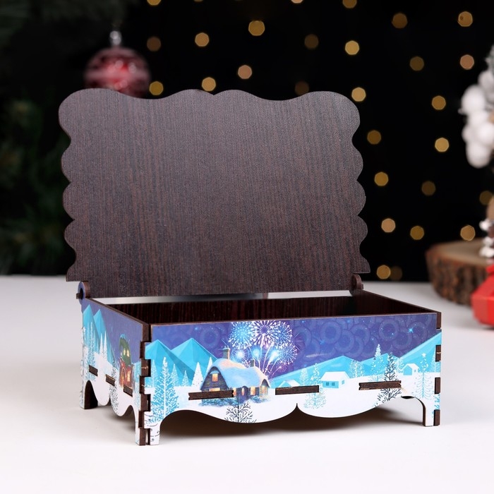 Шкатулка  Шкатулка "Символ года 2025.К деньгам" 15х9,5х5,5 см