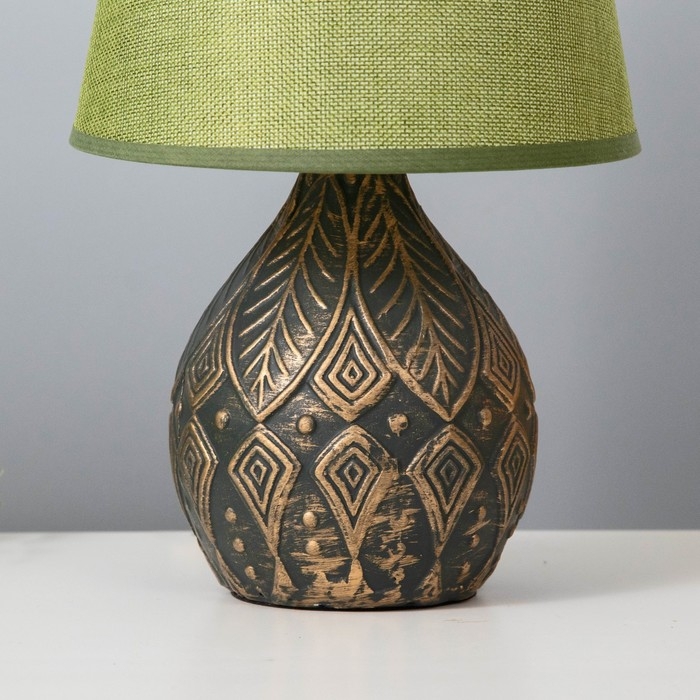 Лампа настольная 38046/1 E14 40Вт черно-золотой 23х23х32 см RISALUX Лампа настольная 38046/1 E14 40Вт черно-золотой 23х23х32 см RISALUX