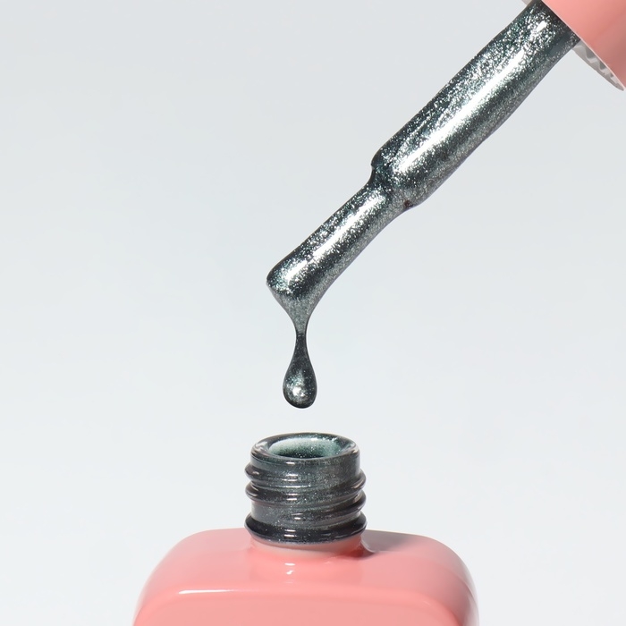 Гель лак для ногтей «CAT`S EYE GENTLE», 3-х фазный, 10 мл, LED/UV, цвет зелёный (56) Гель лак для ногтей «CAT`S EYE GENTLE», 3-х фазный, 10 мл, LED/UV, цвет зелёный (56)